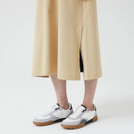 JAJU Cotton String Short-Sleeve Dress – Beige