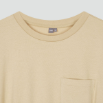 JAJU Cotton String Short-Sleeve Dress – Beige