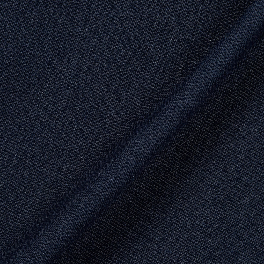 JAJU Linen Blended Bustier Dress – Navy