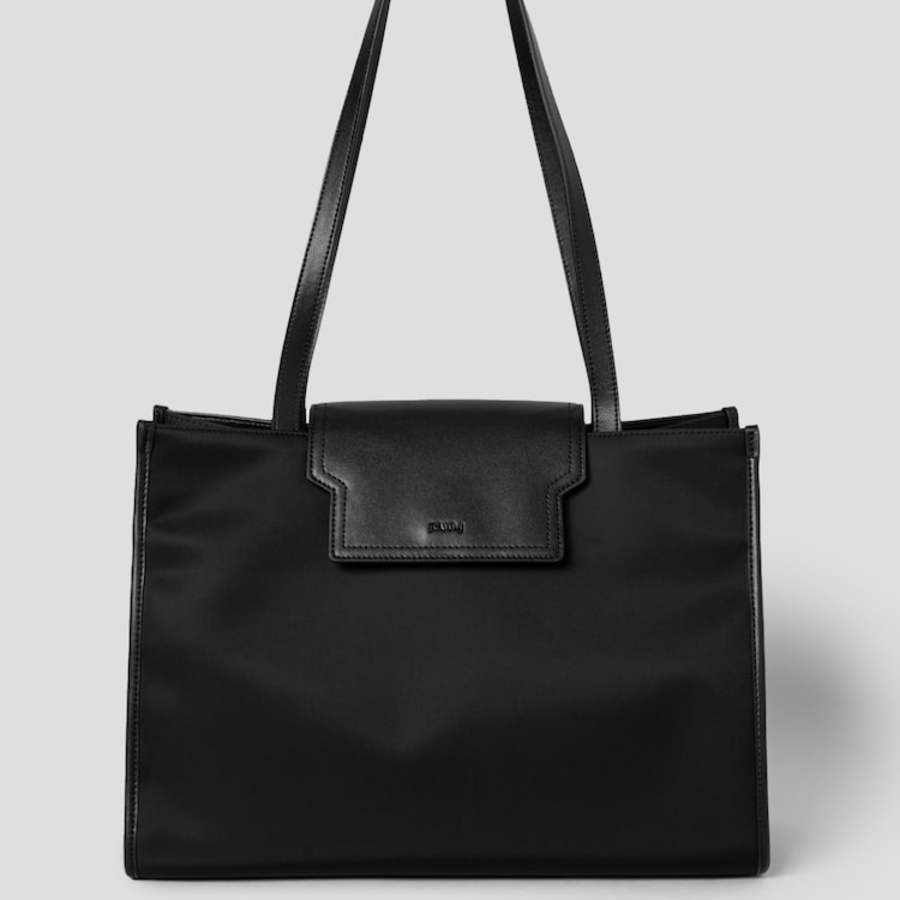 JUUN.J Nylon Shopper Bag – Black