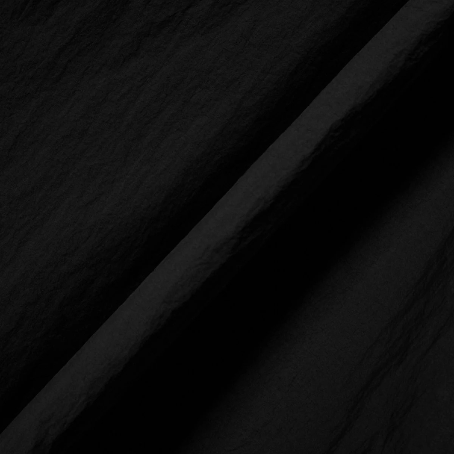 JAJU Long-Sleeve Waist-String Dress – Black