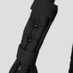 JUUN.J Padded Nylon Shoulder Bag – Black