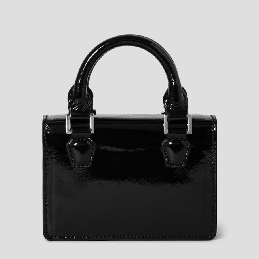 JUUN.J Square Leather Chain Mini Bag – Black