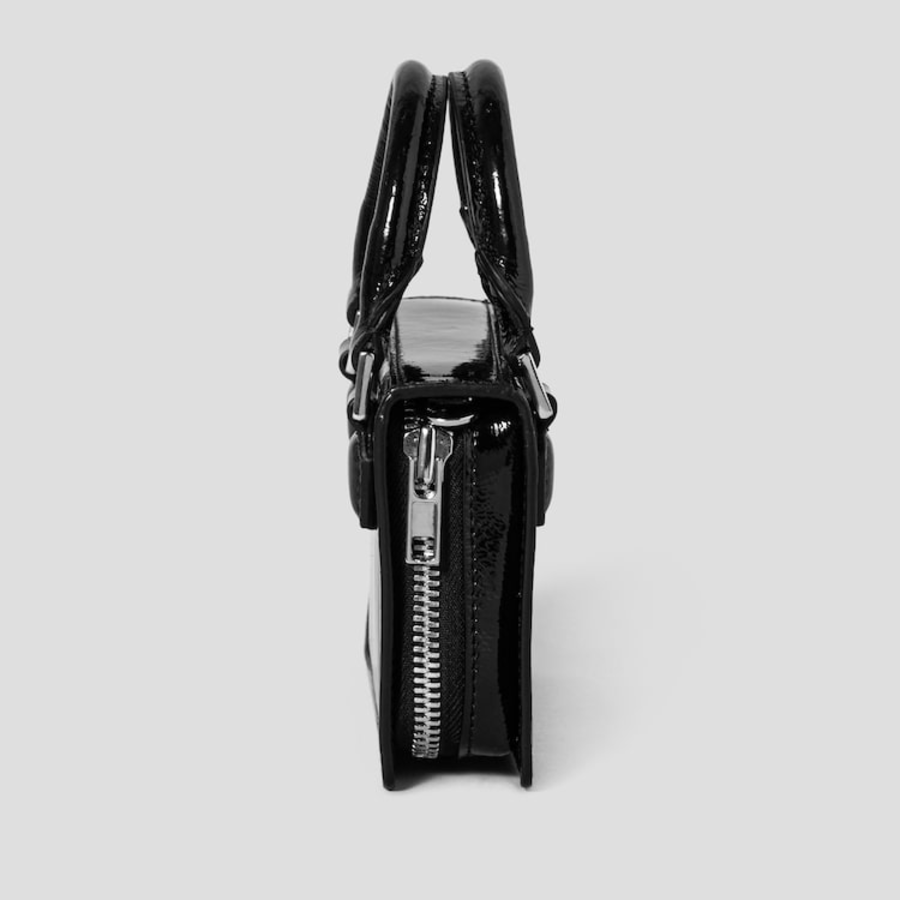 JUUN.J Square Leather Chain Mini Bag – Black