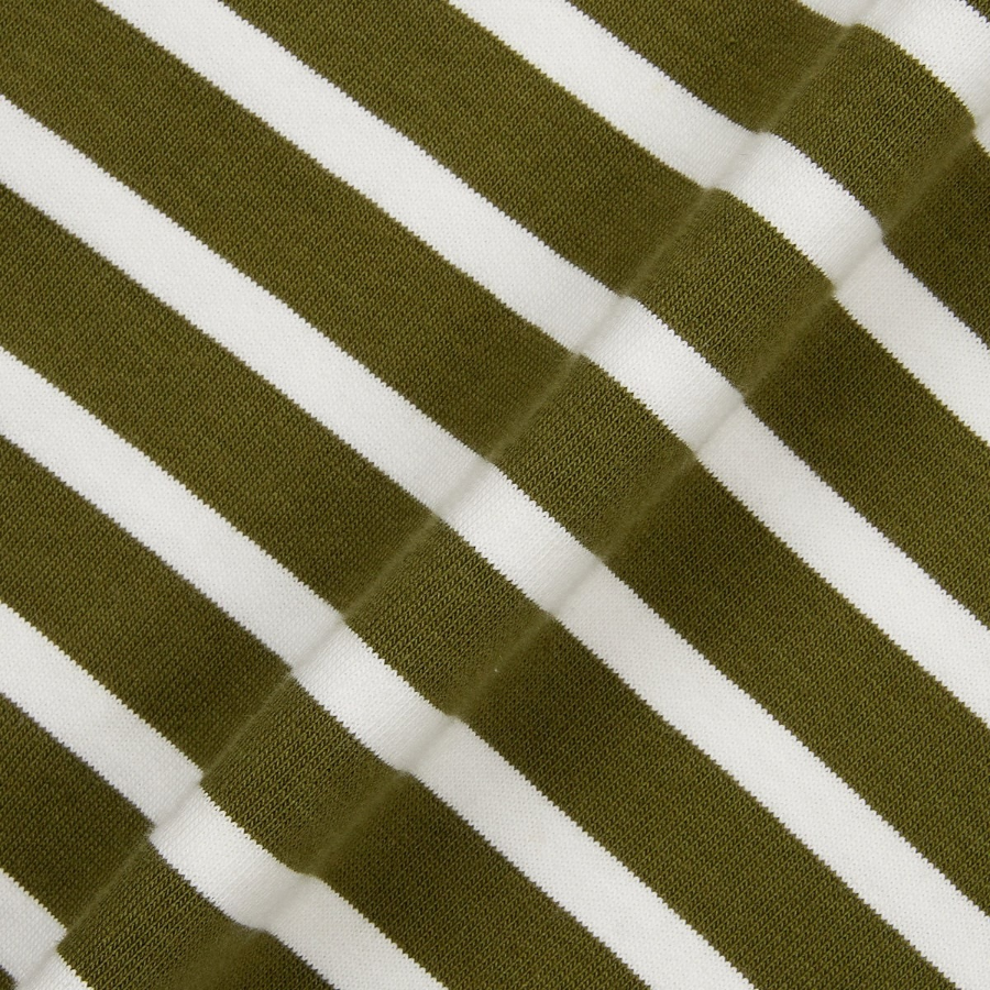 JAJU Cotton Collar Short-Sleeve Dress – Khaki