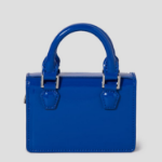 JUUN.J Square Leather Chain Mini Bag – Blue
