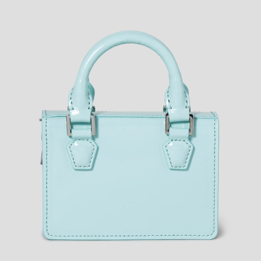 JUUN.J Square Leather Chain Mini Bag – Sky Blue