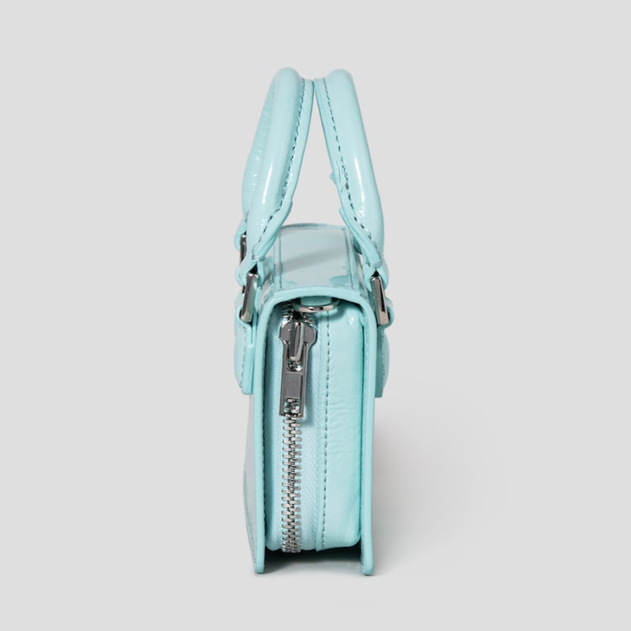JUUN.J Square Leather Chain Mini Bag – Sky Blue