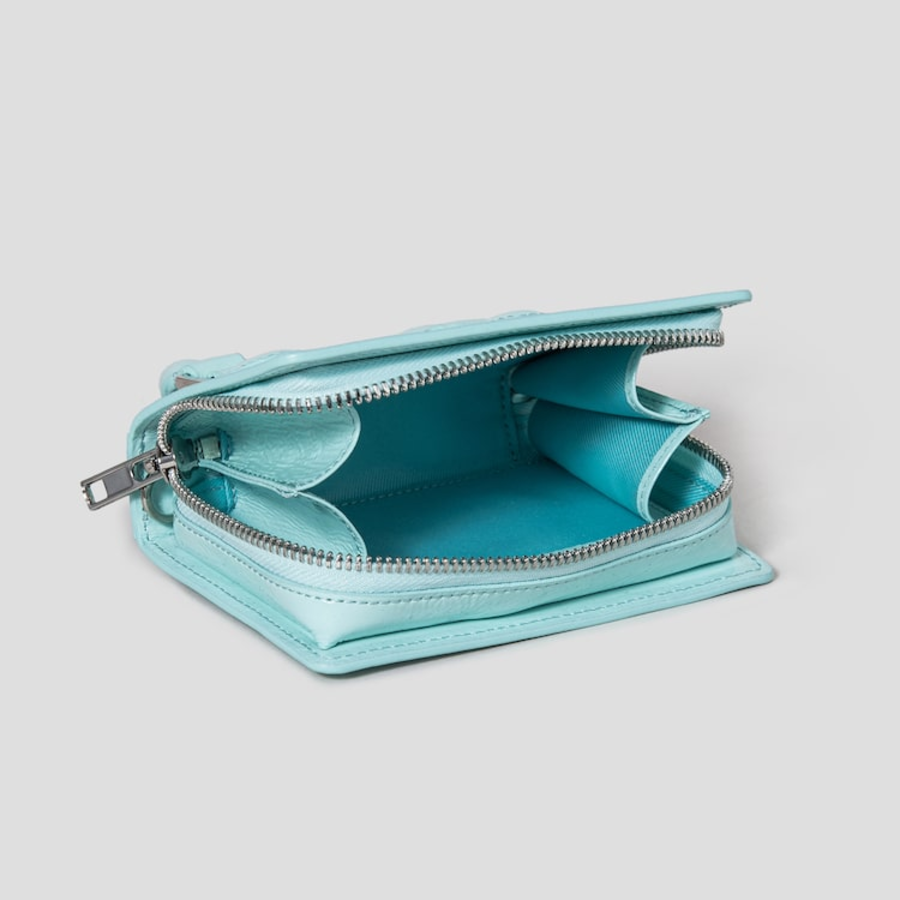 JUUN.J Square Leather Chain Mini Bag – Sky Blue