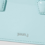 JUUN.J Square Leather Chain Mini Bag – Sky Blue