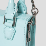 JUUN.J Square Leather Chain Mini Bag – Sky Blue