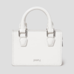 JUUN.J Square Leather Chain Mini Bag – Ivory