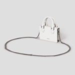 JUUN.J Square Leather Chain Mini Bag – Ivory