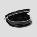 JUUN.J Half Moon Leather Chain Mini Bag – Black