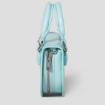 JUUN.J Half Moon Leather Chain Mini Bag – Sky Blue