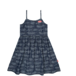 ICEBISCUIT [Junior] Shooting Star Volume Denim Dress_IB42OP652
