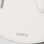 JUUN.J Half Moon Leather Chain Mini Bag – Ivory