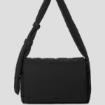 JUUN.J Padded Nylon Big Shoulder Bag – Black