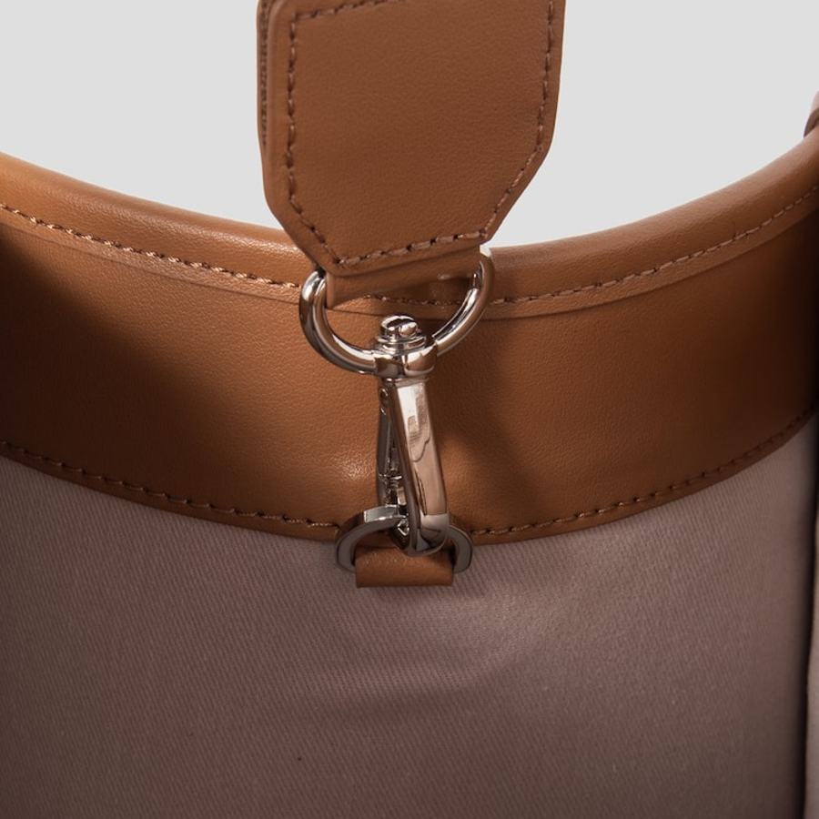 JUUN.J Raffia Shopper Bag – Beige