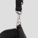 JUUN.J Round Zipper Pocket Mini Bag – Black