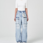 JUUN.J Round Zipper Pocket Mini Bag – Grey