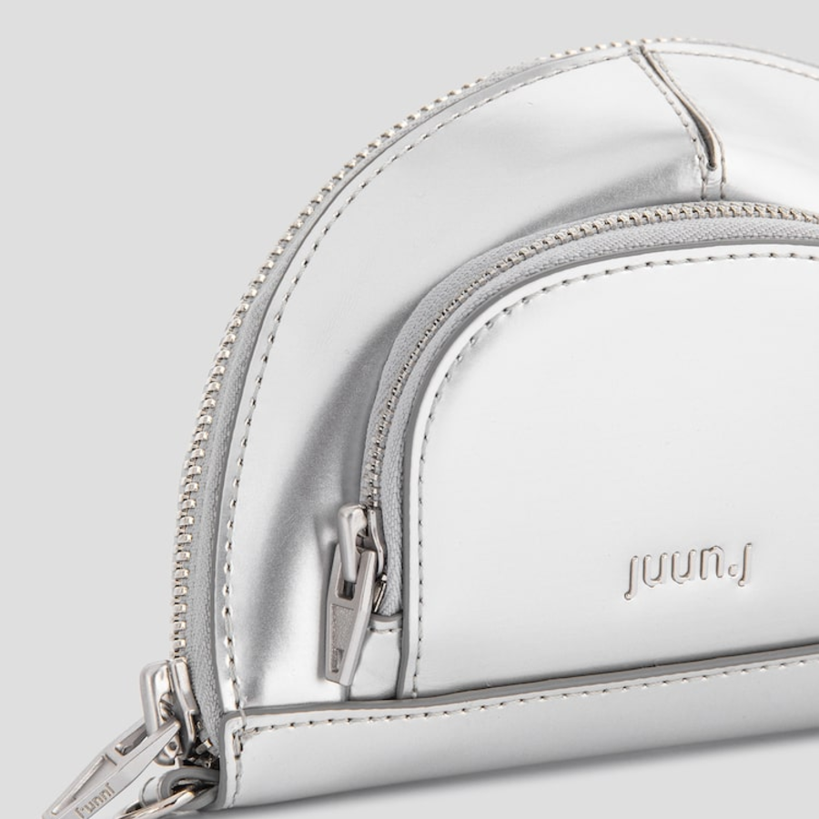 JUUN.J Round Zipper Pocket Mini Bag – Grey