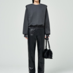 JUUN.J MONROE Faux Fur Shoulder Bag – Black