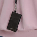 JUUN.J Strap Card Wallet – Brown