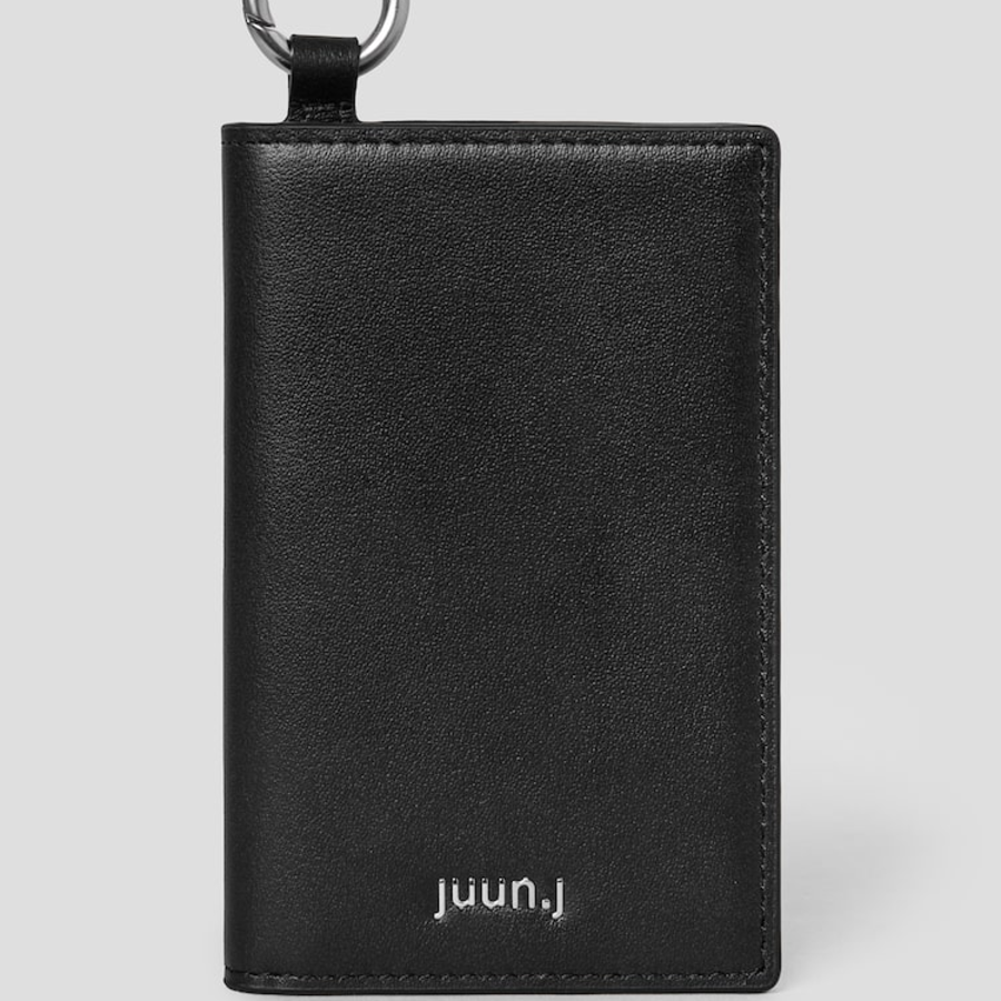 JUUN.J Strap Card Wallet – Brown