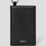 JUUN.J Strap Card Wallet – Brown