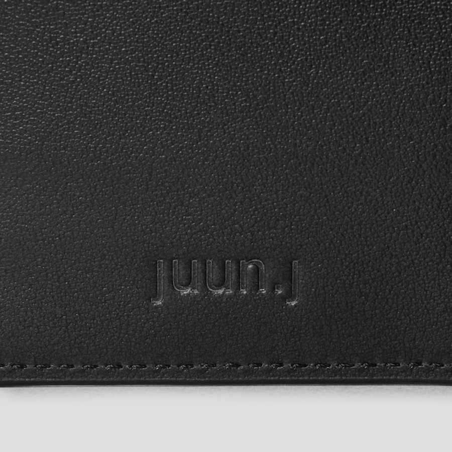 JUUN.J Strap Card Wallet – Brown