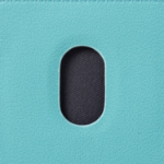 JUUN.J Leather Magnetic MA-1 Pocket Wallet – Sky Blue