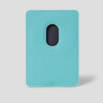 JUUN.J Leather Magnetic MA-1 Pocket Wallet – Sky Blue