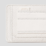 JUUN.J Leather Magnetic MA-1 Pocket Wallet – Ivory