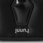 JUUN.J [Seongsu Edition] Women’s Square Nylon Mini Wallet – Black