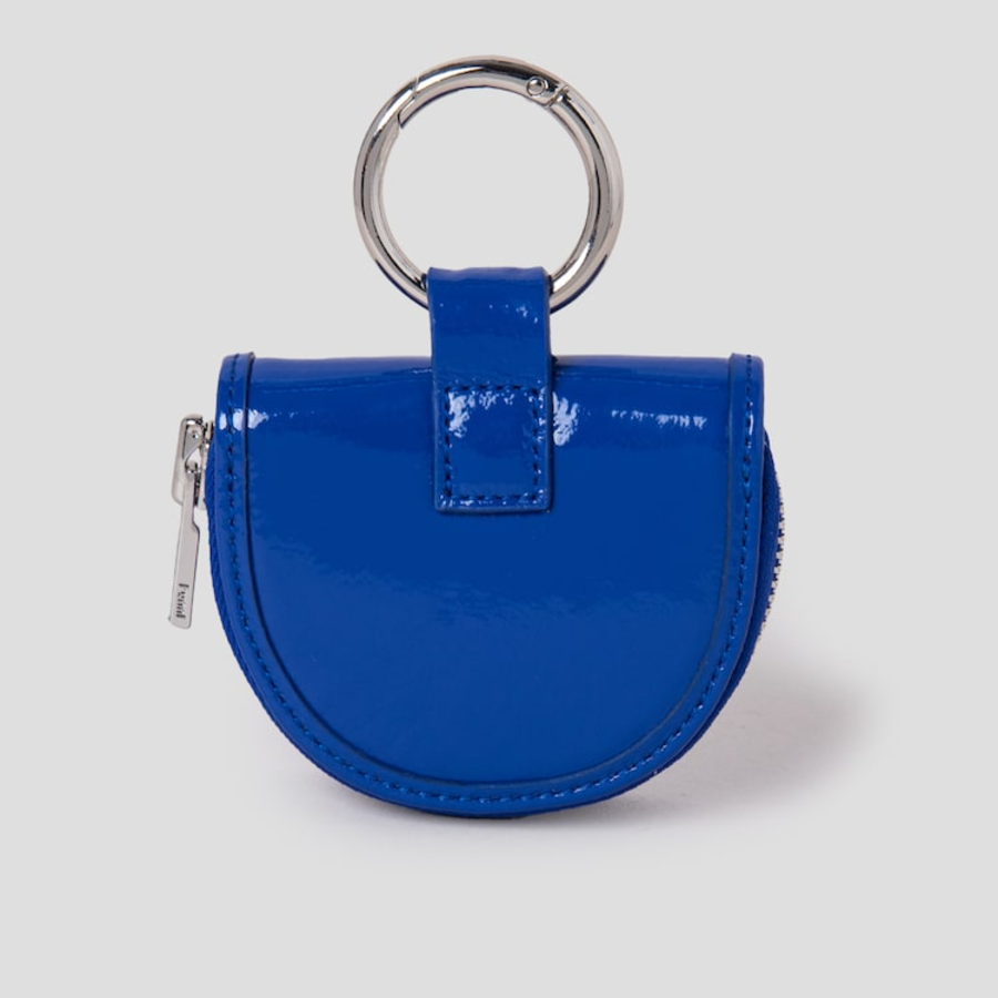 JUUN.J [Seongsu Edition] Women’s Half-Moon Leather Mini Wallet – Blue