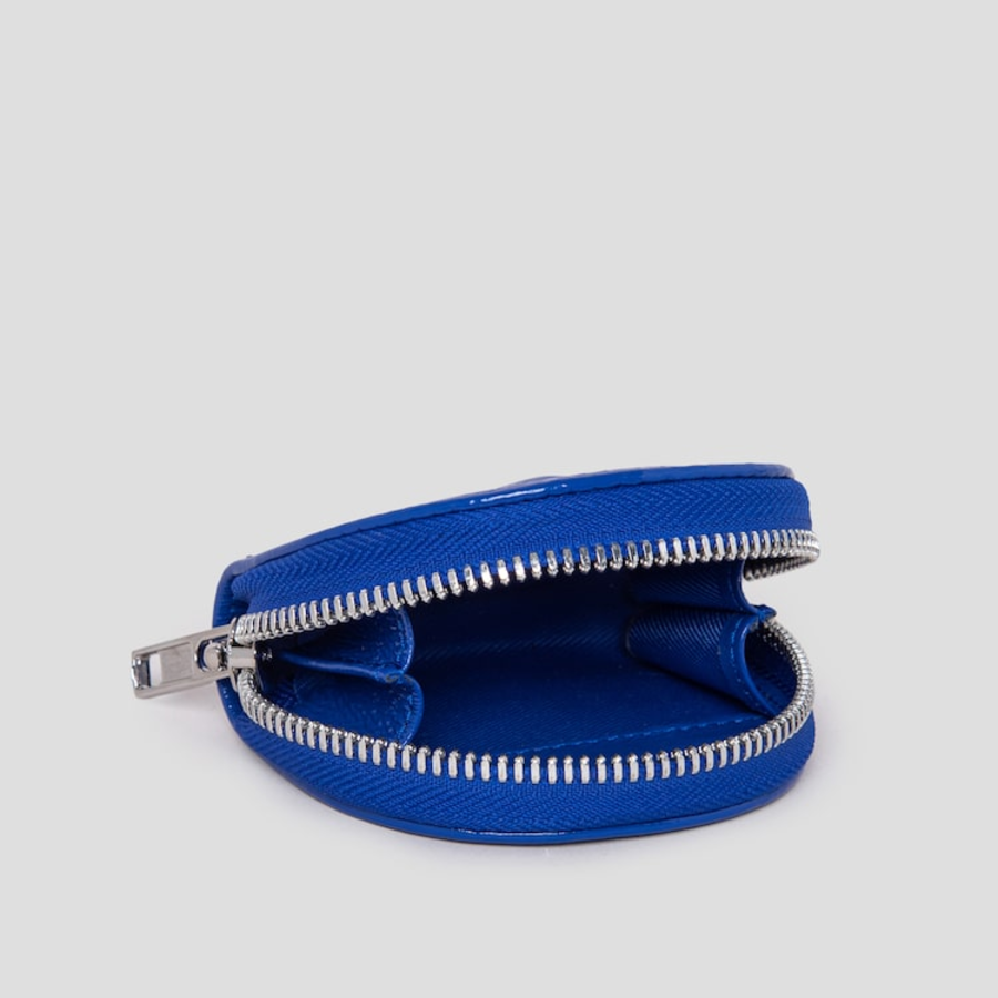 JUUN.J [Seongsu Edition] Women’s Half-Moon Leather Mini Wallet – Blue