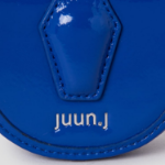 JUUN.J [Seongsu Edition] Women’s Half-Moon Leather Mini Wallet – Blue