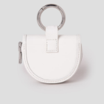 JUUN.J [Seongsu Edition] Unisex Half-Moon Leather Mini Wallet – Ivory