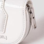 JUUN.J [Seongsu Edition] Unisex Half-Moon Leather Mini Wallet – Ivory