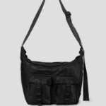 JUUN.J Nylon Pocket Crossbody Bag – Black