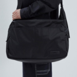 JUUN.J Nylon Big Boston Bag – Black