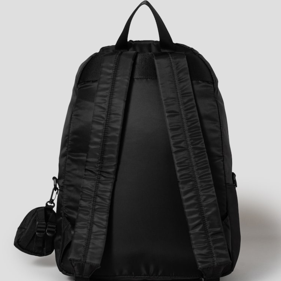 JUUN.J Mini Backpack Keyring Layered MA-1 Flight Backpack – Black