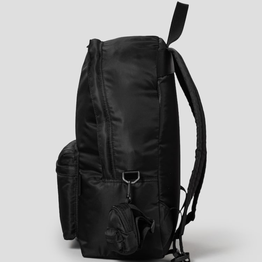 JUUN.J Mini Backpack Keyring Layered MA-1 Flight Backpack – Black