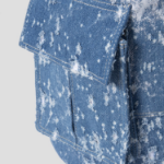 JUUN.J [CORE] Damaged Denim Duffel Bag – Sky Blue