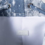 JUUN.J [CORE] Damaged Denim Duffel Bag – Sky Blue