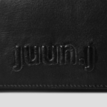 JUUN.J Chain Detail Trifold Wallet – Black