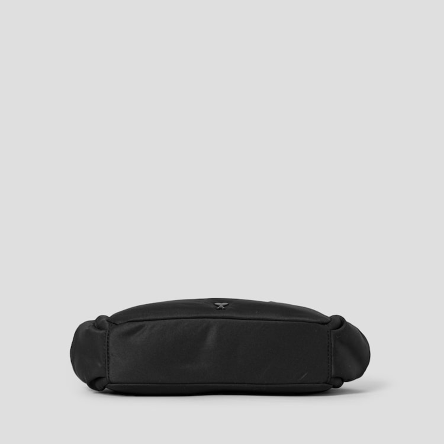 ami (Unisex) Adc Messenger Bag – Wool Gabardine Black