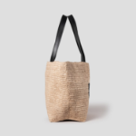 ami (Unisex) Ami Paris Rafia Tote Bag – Natural