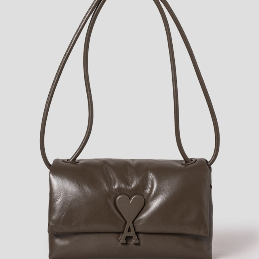 ami (Unisex) Voulez Vous Bag – Khaki